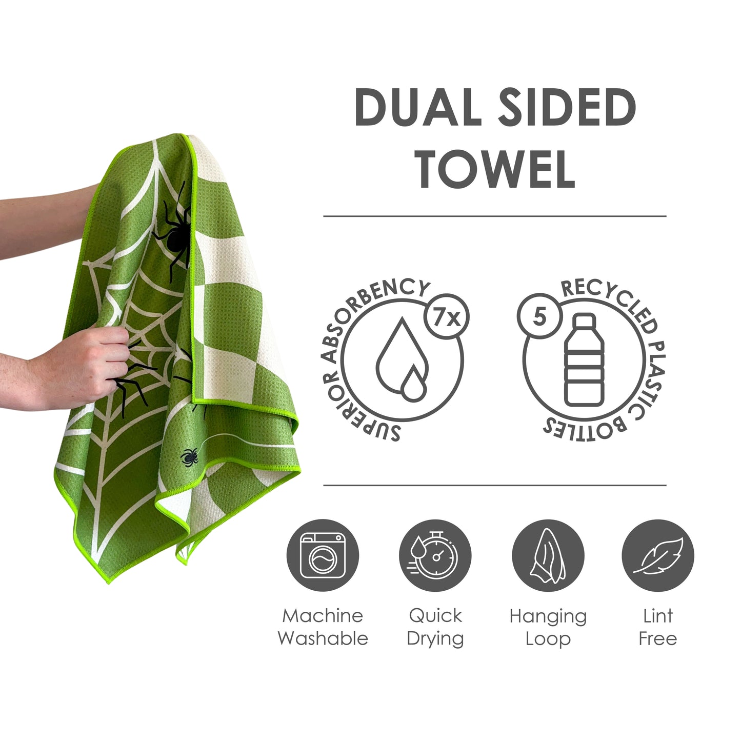 The Best Towel - Buzzee - Kitchen Tea Towel , dish towel & Hand towel - double sided towel