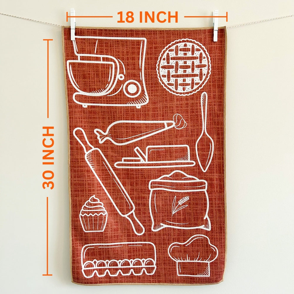 The Best Towel - Buzzee - Kitchen Tea Towel , dish towel & Hand towel - double sided towel