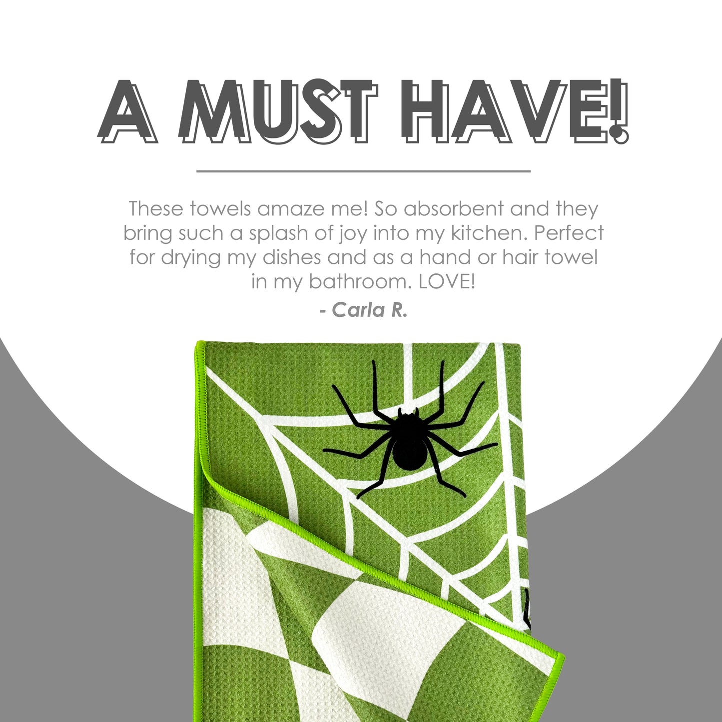 The Best Towel - Buzzee - Kitchen Tea Towel , dish towel & Hand towel - double sided towel