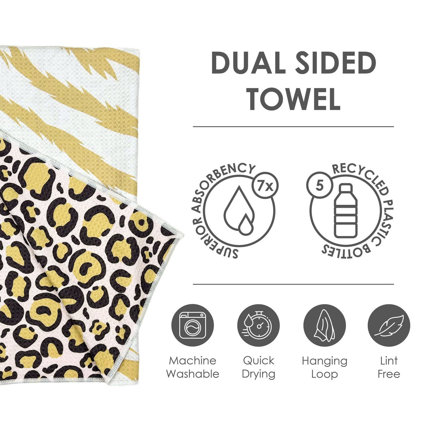 The Best Towel - Buzzee - Kitchen Tea Towel , dish towel & Hand towel - double sided towel