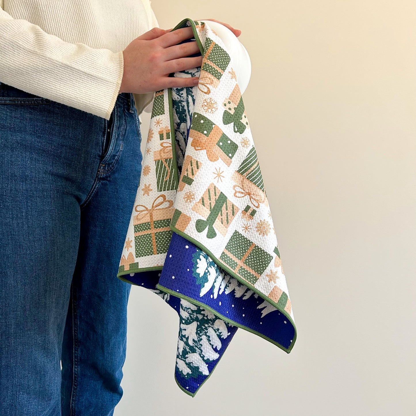 The Best Towel - Buzzee - Kitchen Tea Towel , dish towel & Hand towel - double sided towel