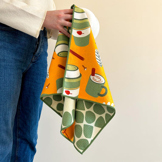 The Best Towel - Buzzee - Kitchen Tea Towel , dish towel & Hand towel - double sided towel