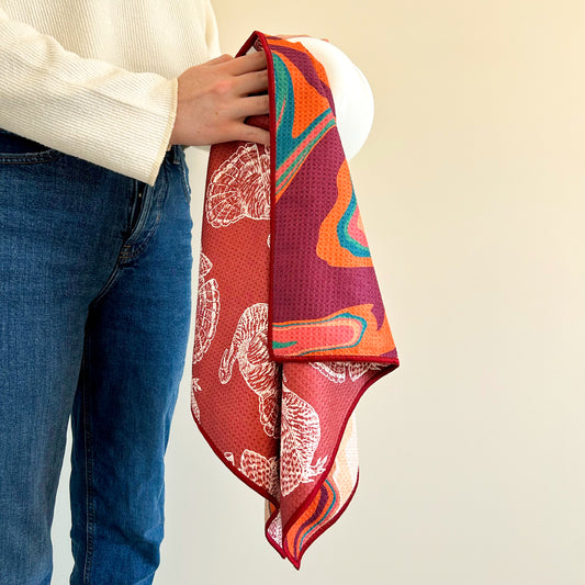 The Best Towel - Buzzee - Kitchen Tea Towel , dish towel & Hand towel - double sided towel