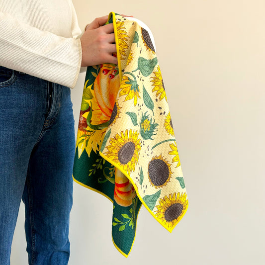 The Best Towel - Buzzee - Kitchen Tea Towel , dish towel & Hand towel - double sided towel