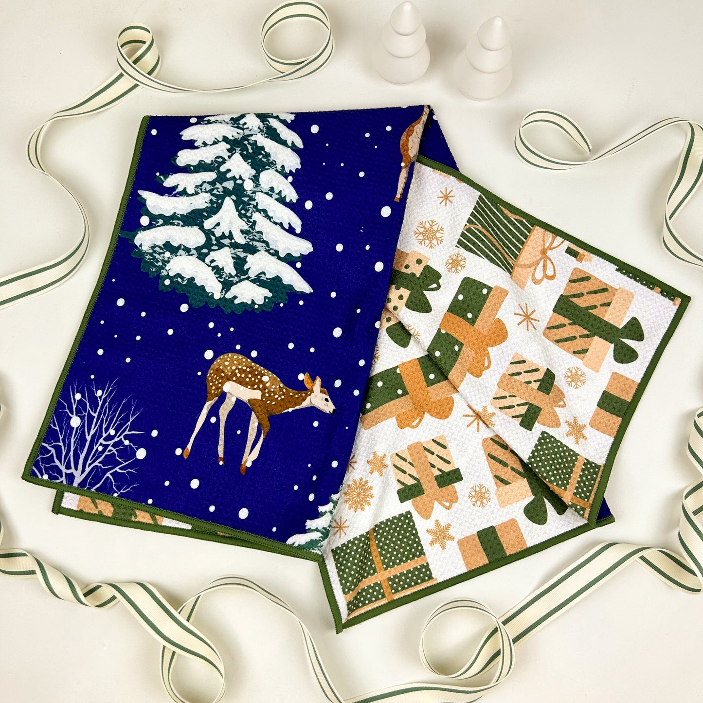 The Best Towel - Buzzee - Kitchen Tea Towel , dish towel & Hand towel - double sided towel