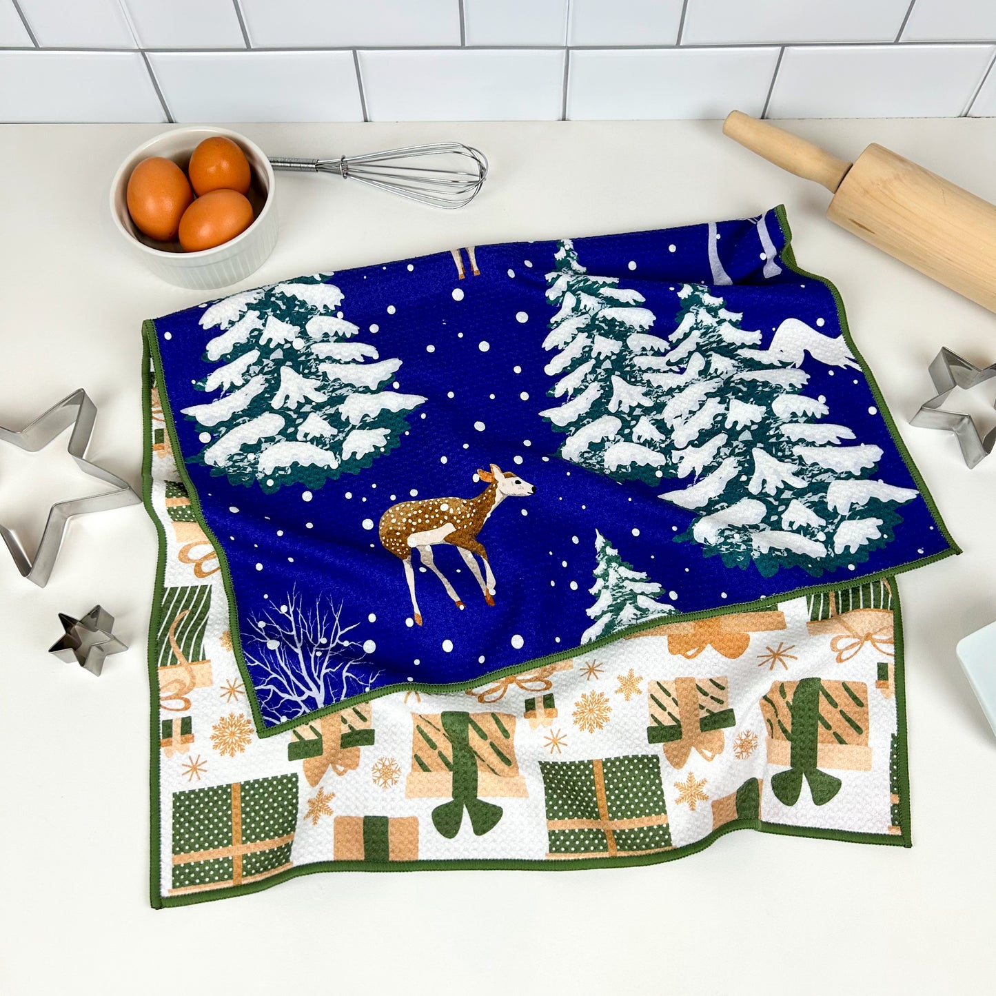The Best Towel - Buzzee - Kitchen Tea Towel , dish towel & Hand towel - double sided towel