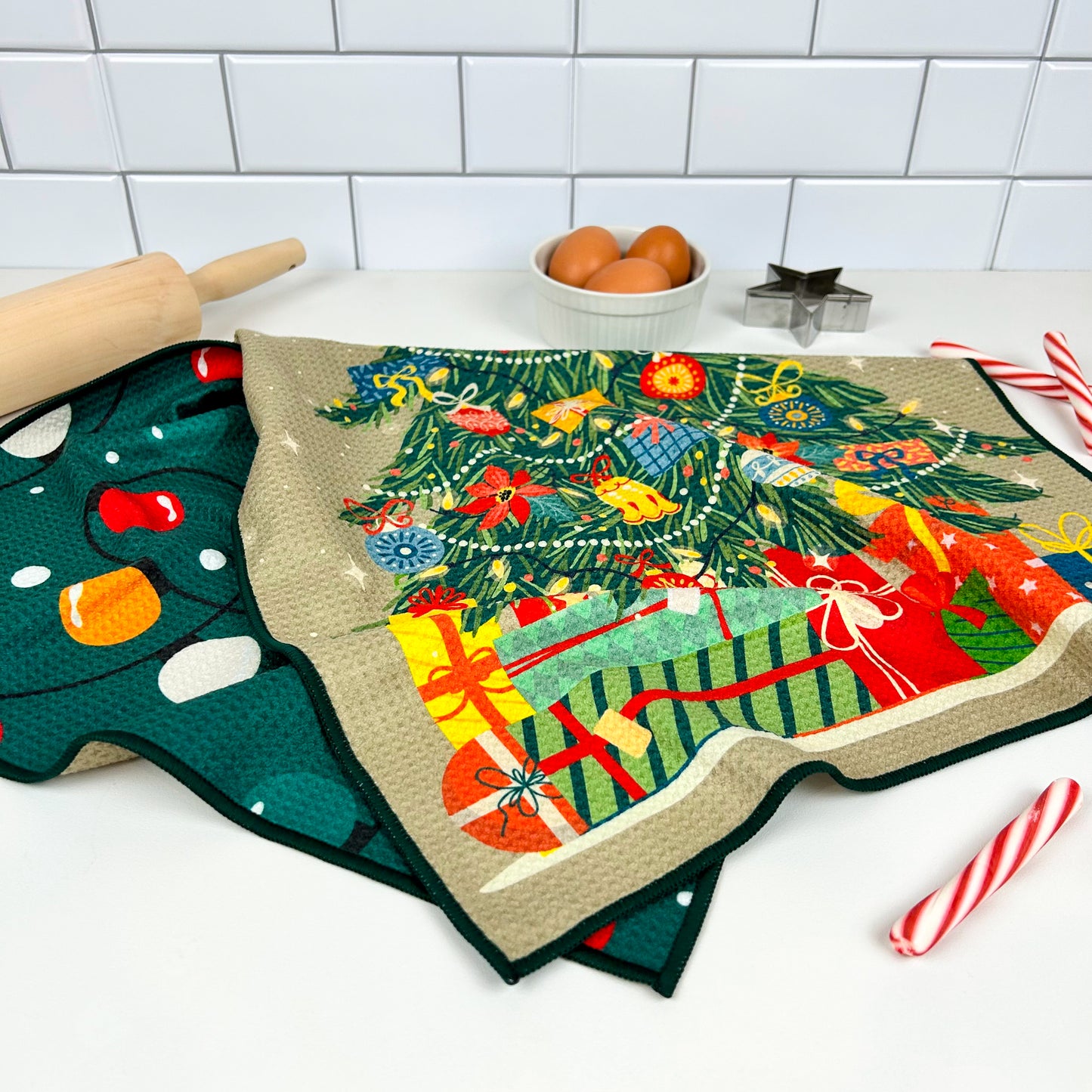 The Best Towel - Buzzee - Kitchen Tea Towel , dish towel & Hand towel - double sided towel