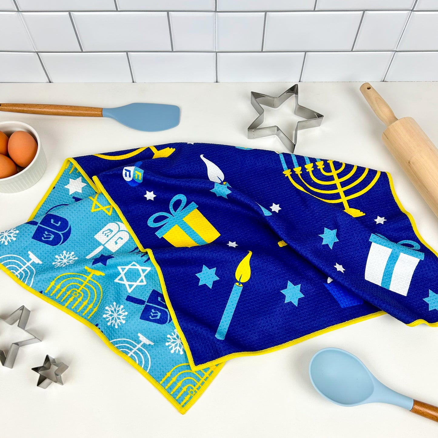 The Best Towel - Buzzee - Kitchen Tea Towel , dish towel & Hand towel - double sided towel