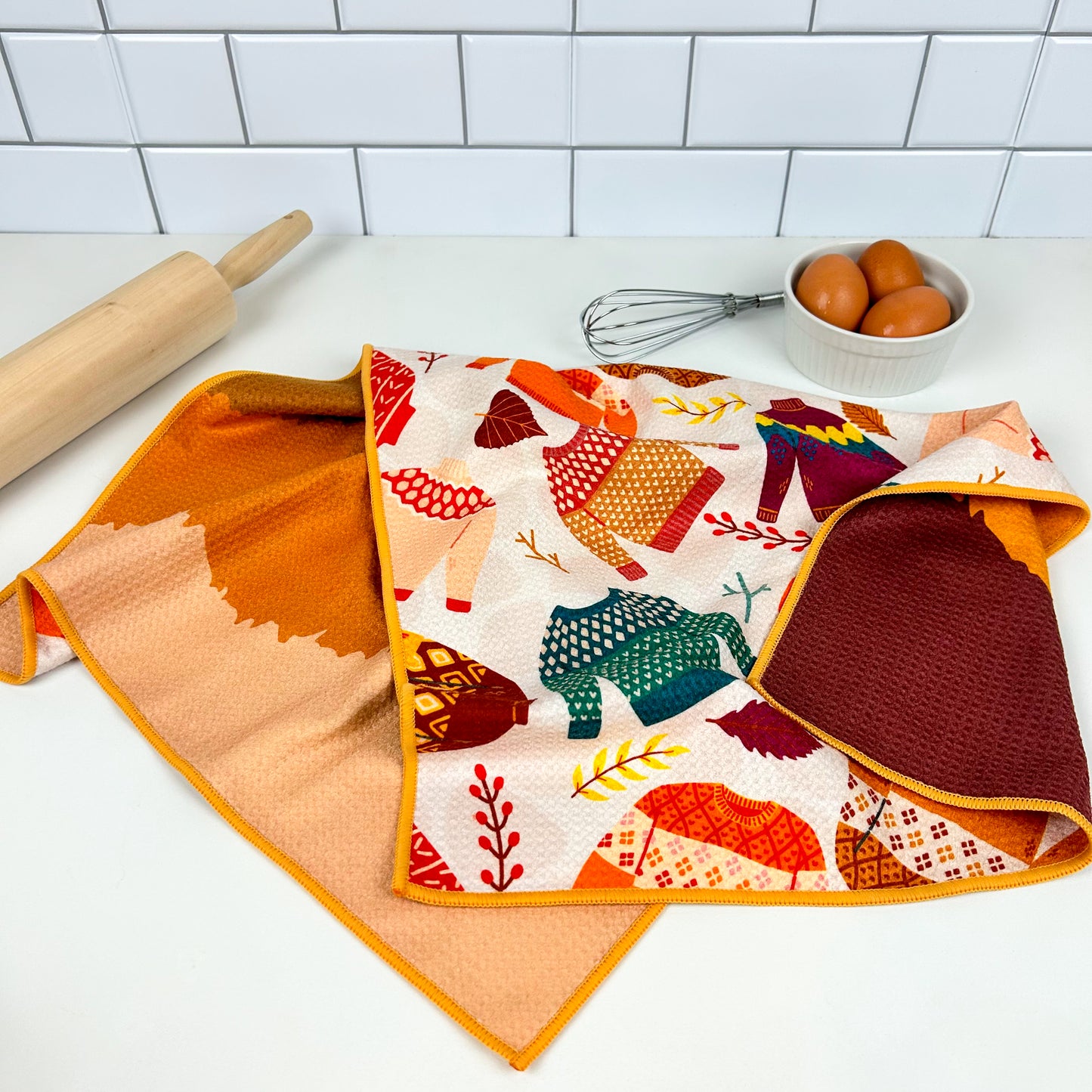 The Best Towel - Buzzee - Kitchen Tea Towel , dish towel & Hand towel - double sided towel
