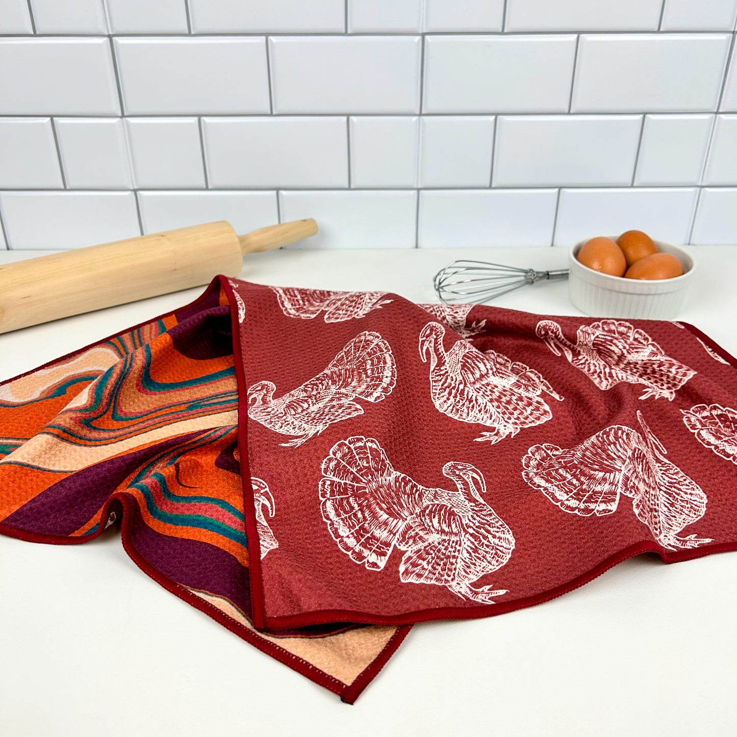 The Best Towel - Buzzee - Kitchen Tea Towel , dish towel & Hand towel - double sided towel