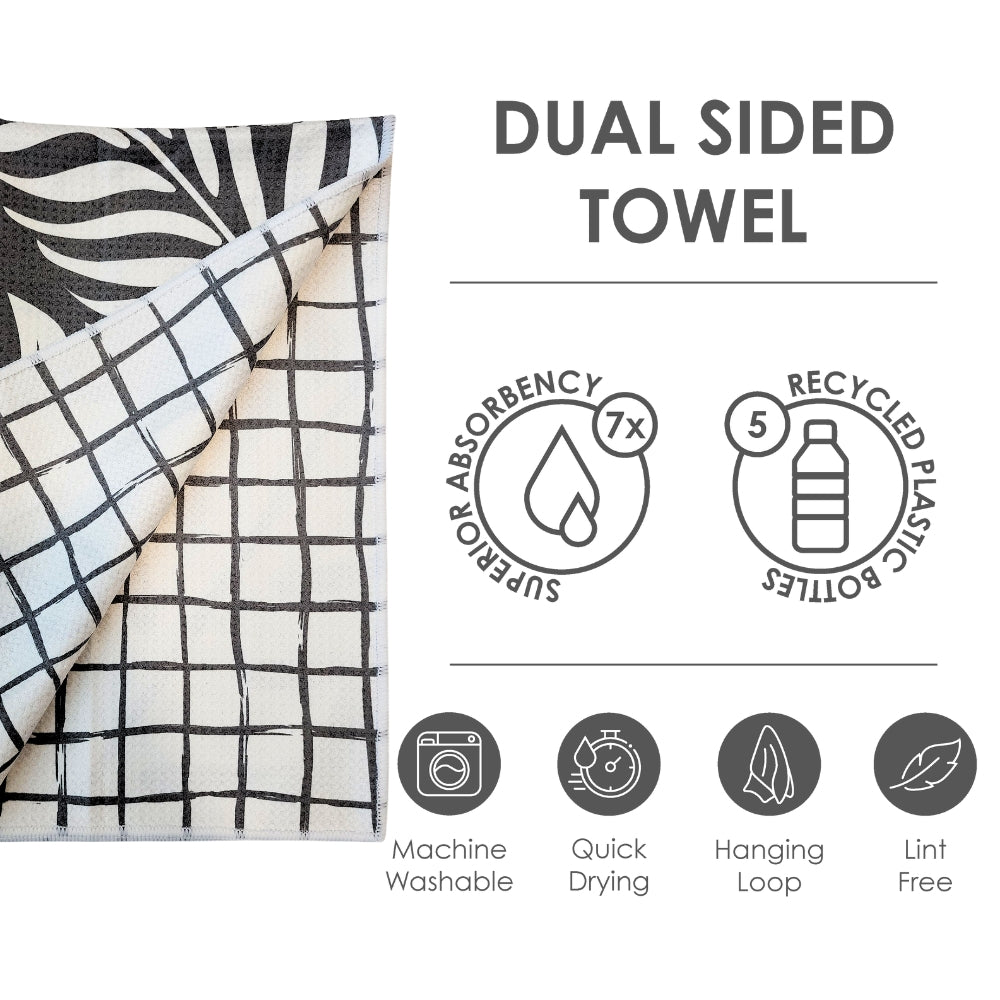 Leaves - Double Sided Kitchen Dish Towel & Hand towel