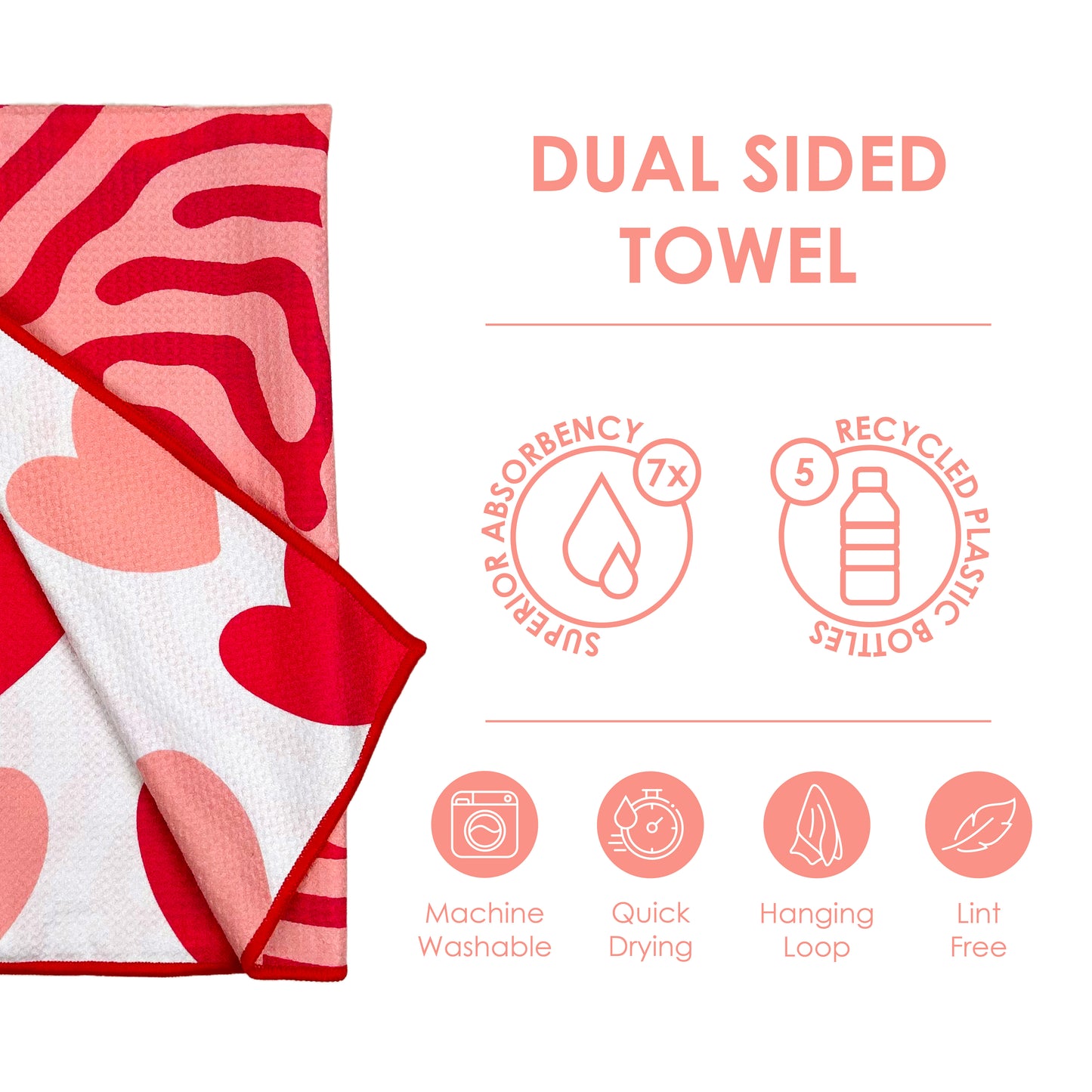 The Best Towel - Buzzee - Kitchen Tea Towel , dish towel & Hand towel - double sided towel