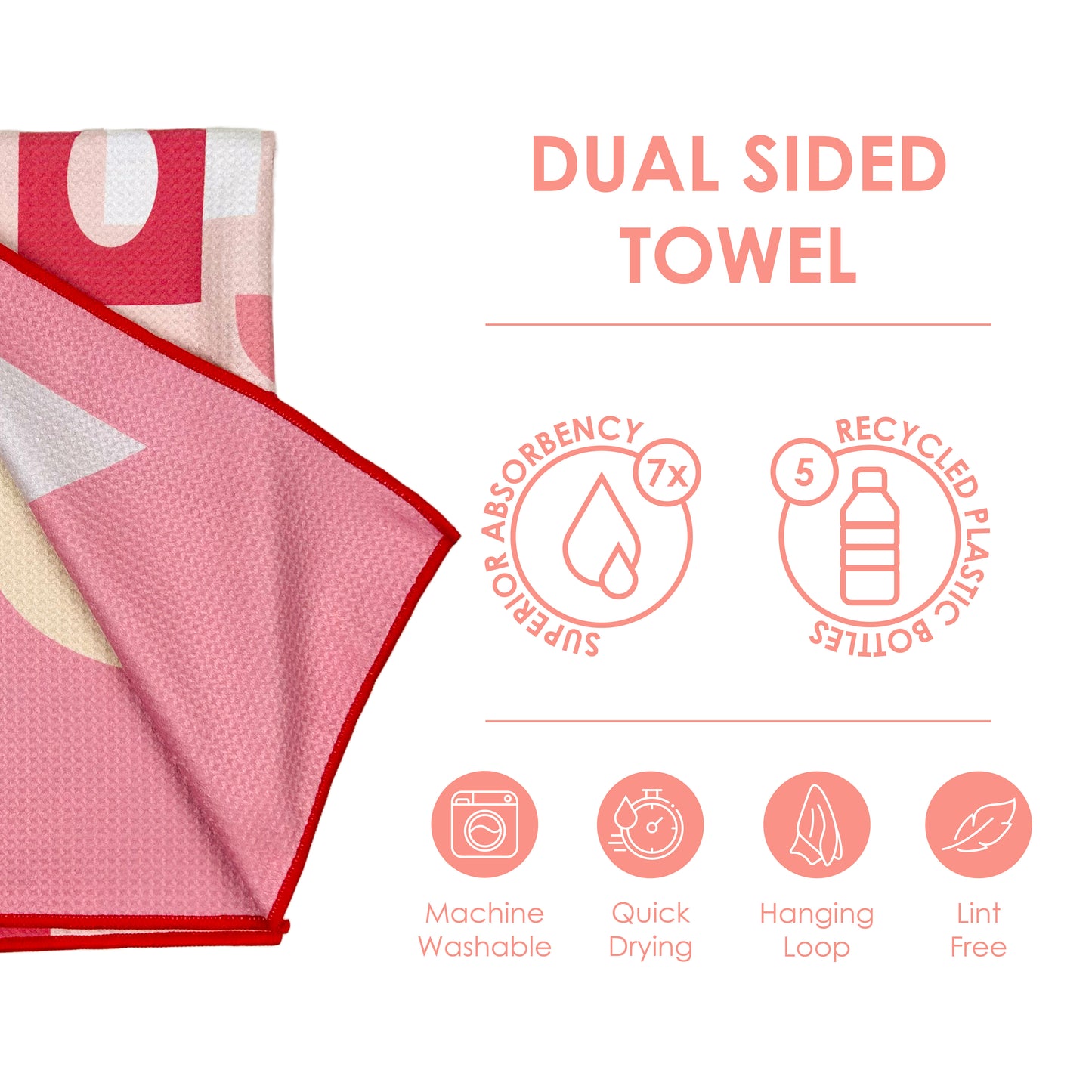 The Best Towel - Buzzee - Kitchen Tea Towel , dish towel & Hand towel - double sided towel