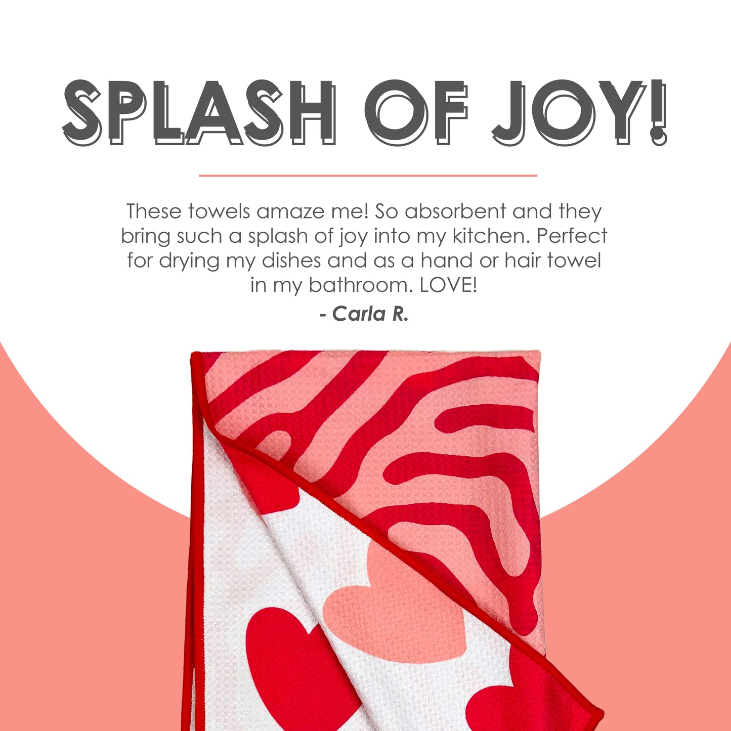 The Best Towel - Buzzee - Kitchen Tea Towel , dish towel & Hand towel - double sided towel