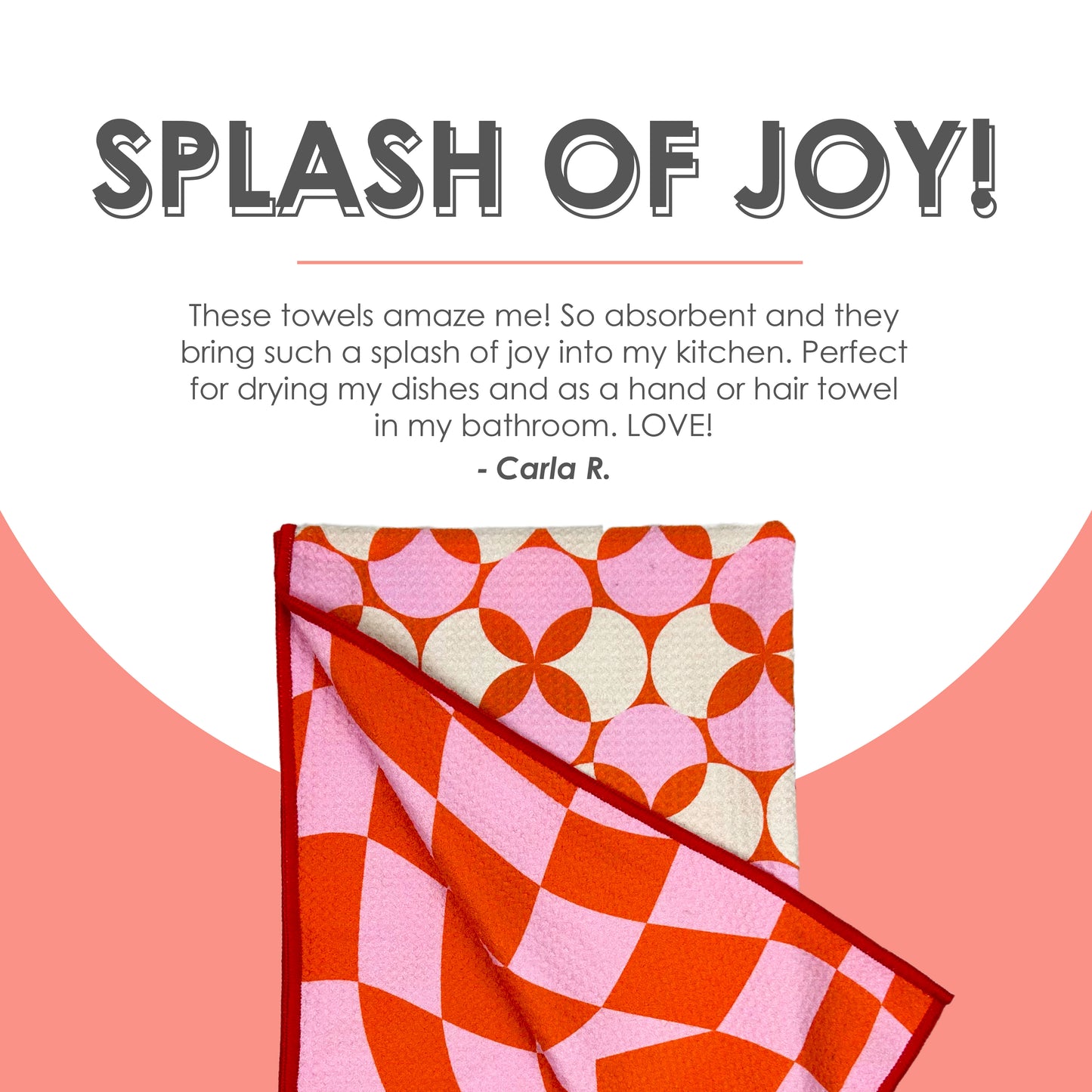 The Best Towel - Buzzee - Kitchen Tea Towel , dish towel & Hand towel - double sided towel