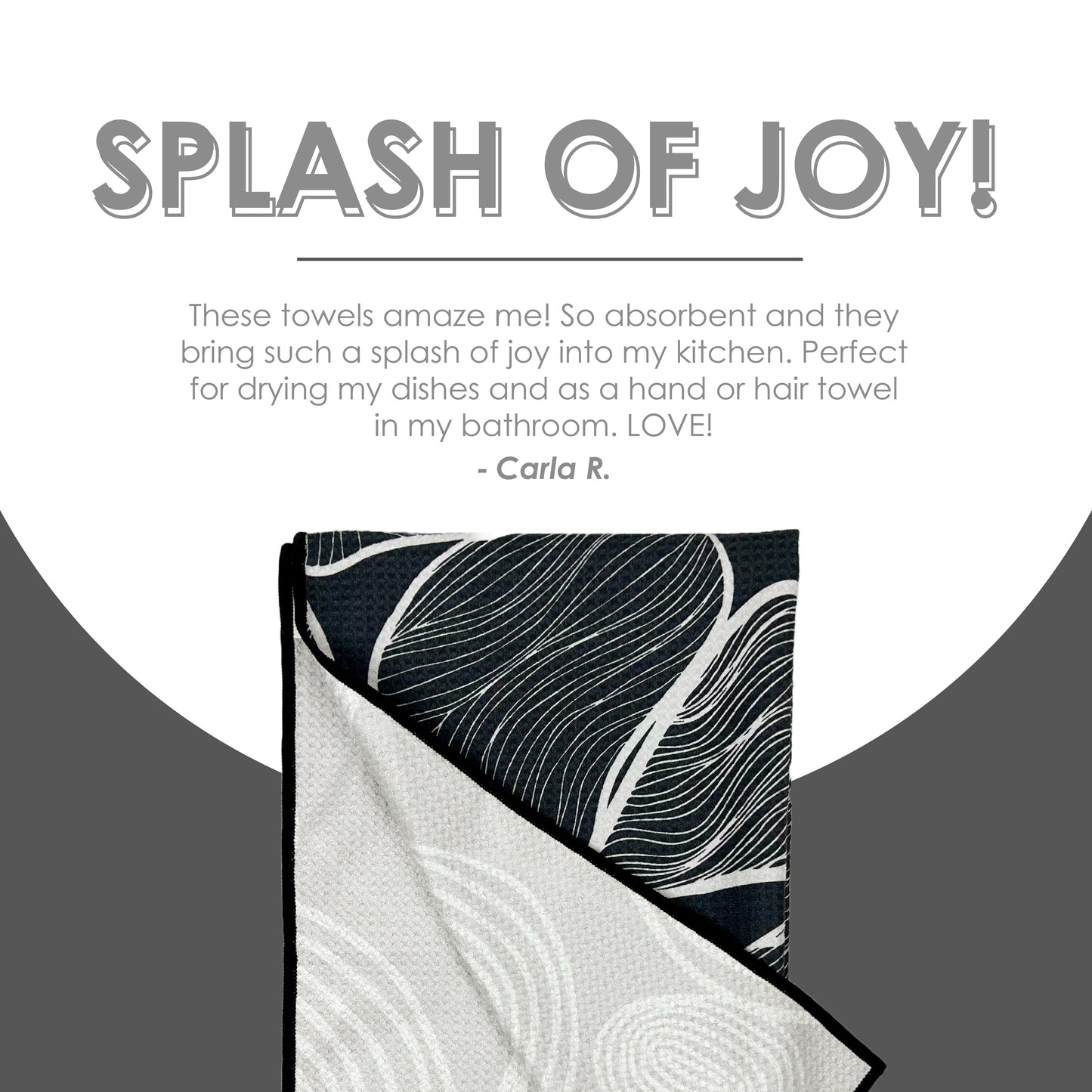 The Best Towel - Buzzee - Kitchen Tea Towel , dish towel & Hand towel
