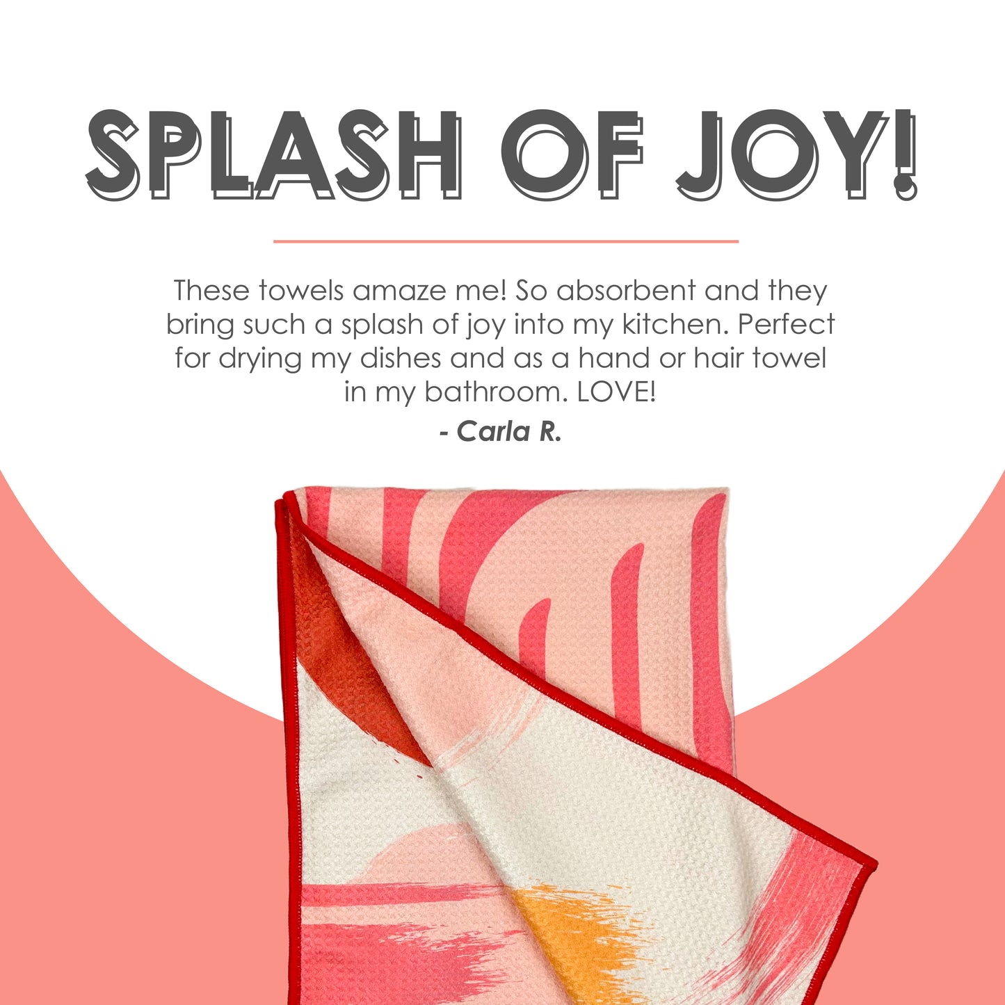 The Best Towel - Buzzee - Kitchen Tea Towel , dish towel & Hand towel - double sided towel
