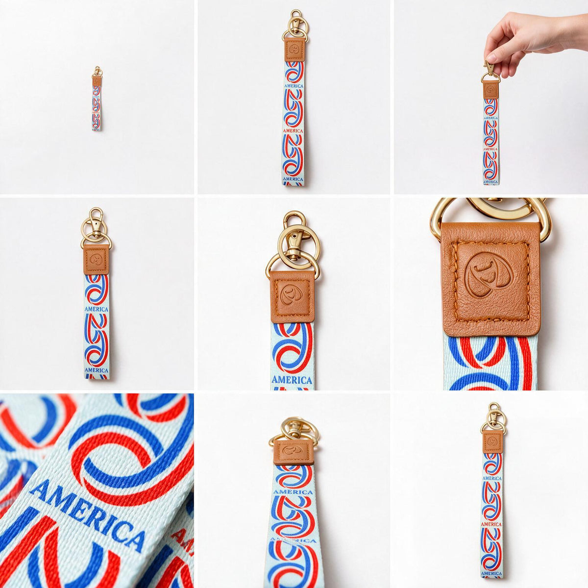 Trendy Hands-free keychain wristlet - USA2501