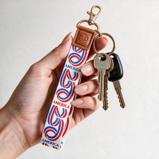 Trendy Hands-free keychain wristlet - USA2501