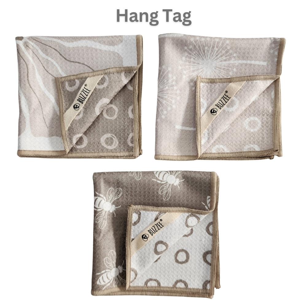 Dual Sided Dish Cloths - bees