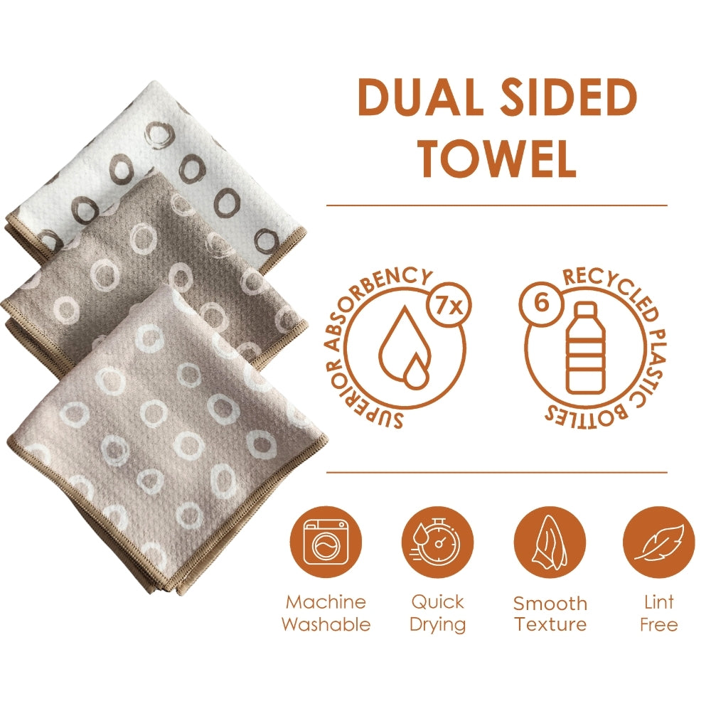 Dual Sided Dish Cloths - bees