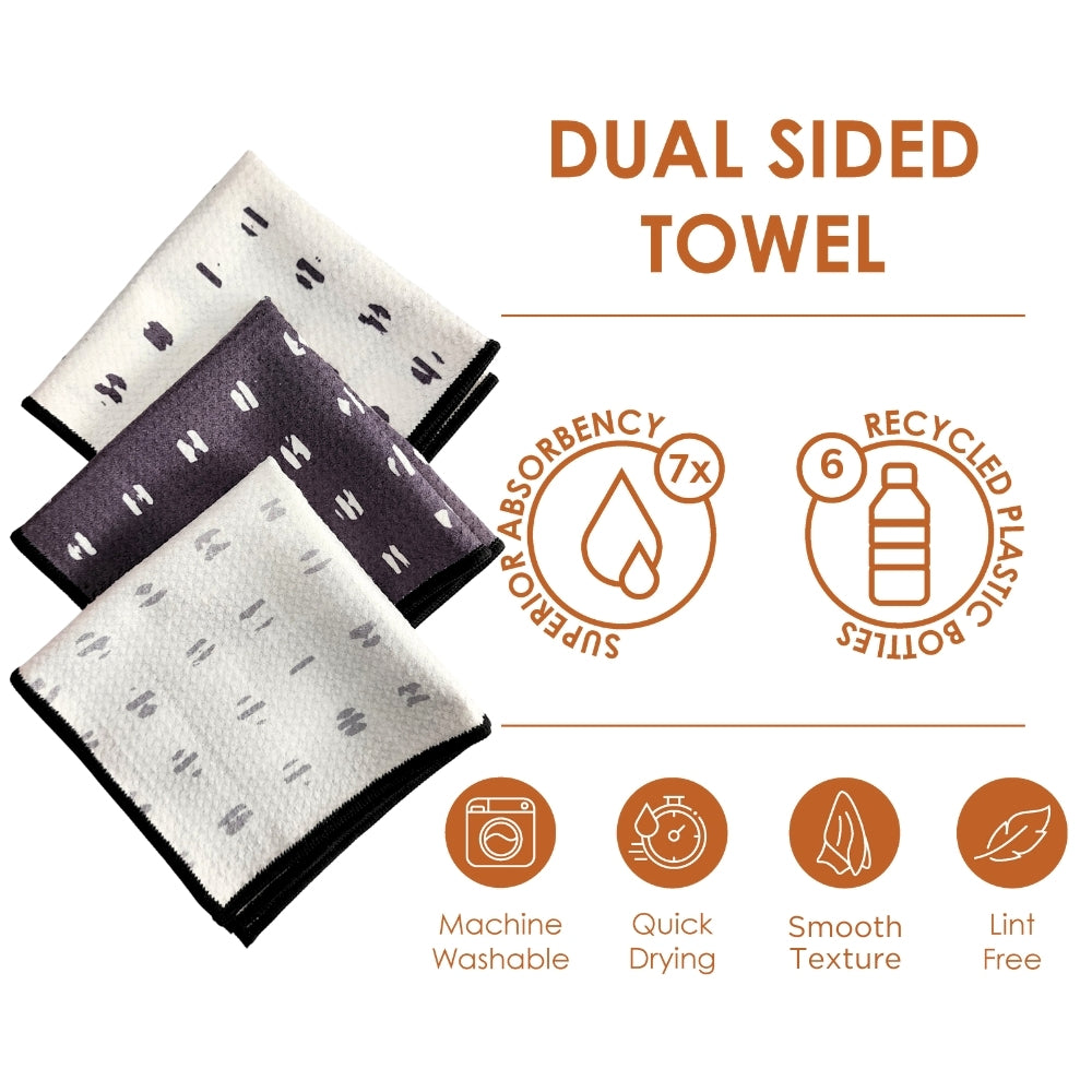 Dual Sided Dish Cloths - Plaid