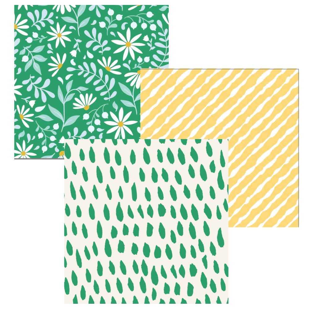 Dual Sided Dish Cloths - Daisy