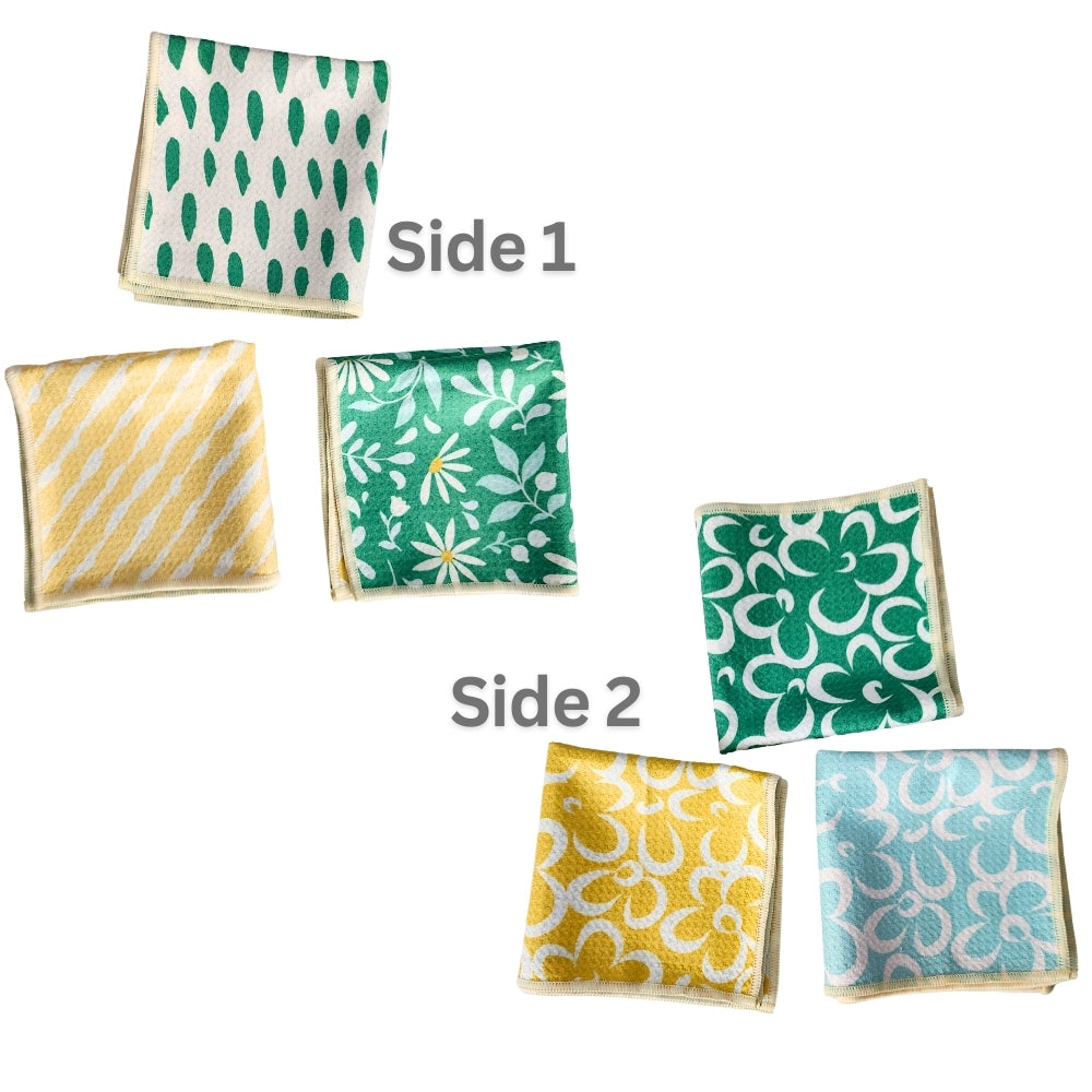 Dual Sided Dish Cloths - Daisy