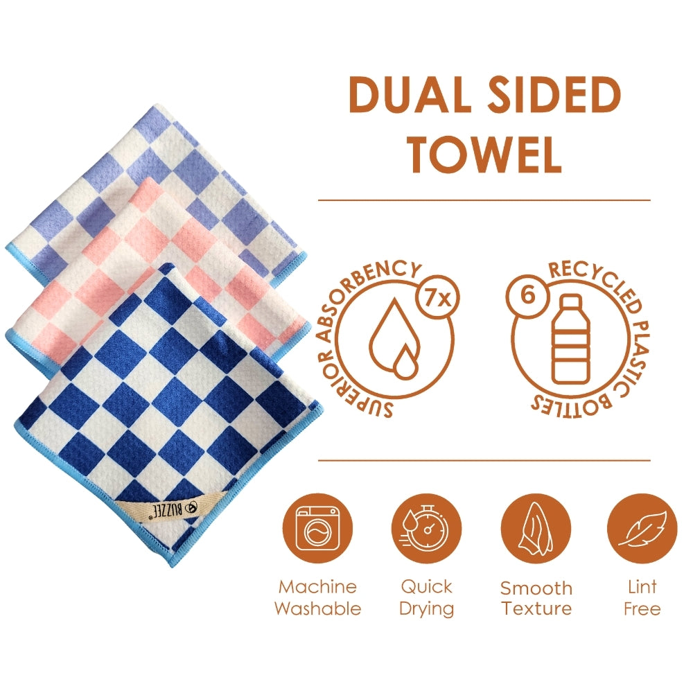 Dual Sided Dish Cloths - Flower