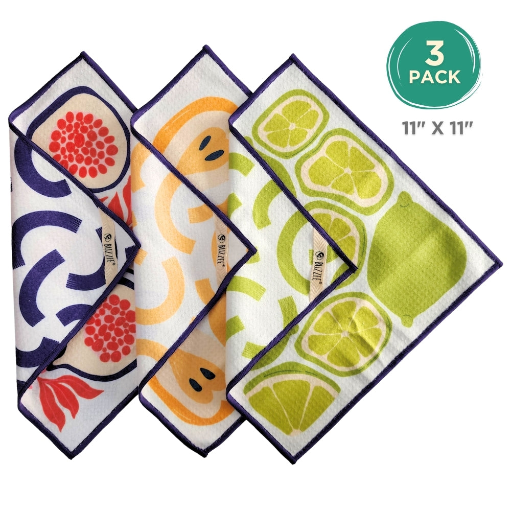 Dual Sided Dish Cloths - Pear