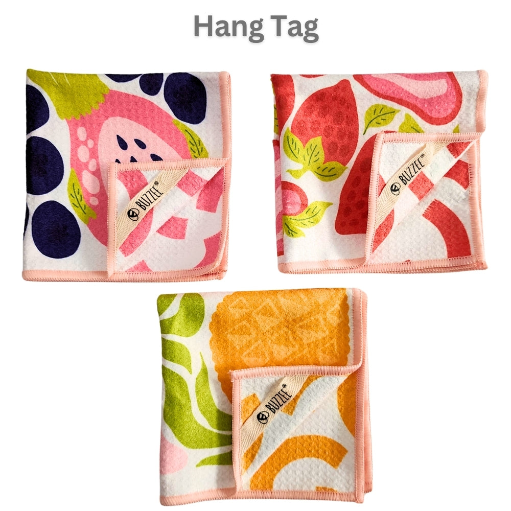 Dual Sided Dish Cloths - Strawberry