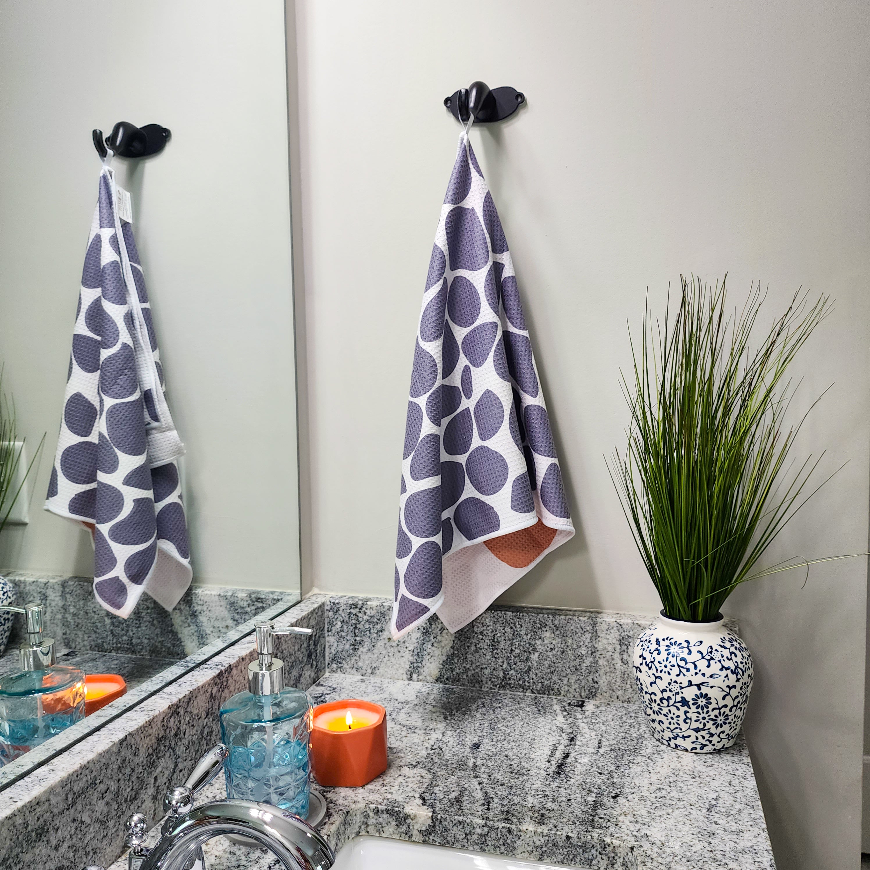 Countertop dish 2024 towel holder