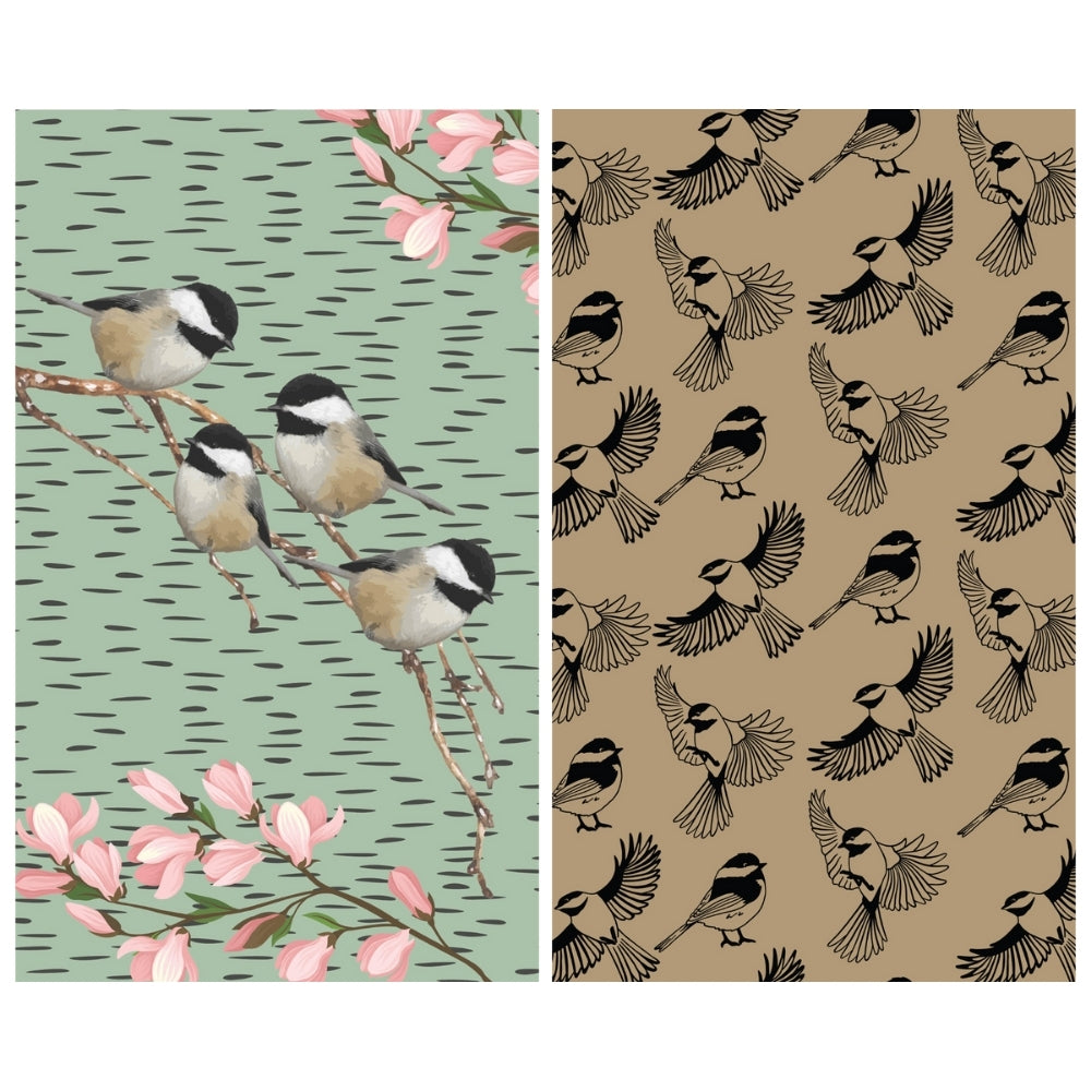 Chickadee - Kitchen Dish Towel & Hand towel