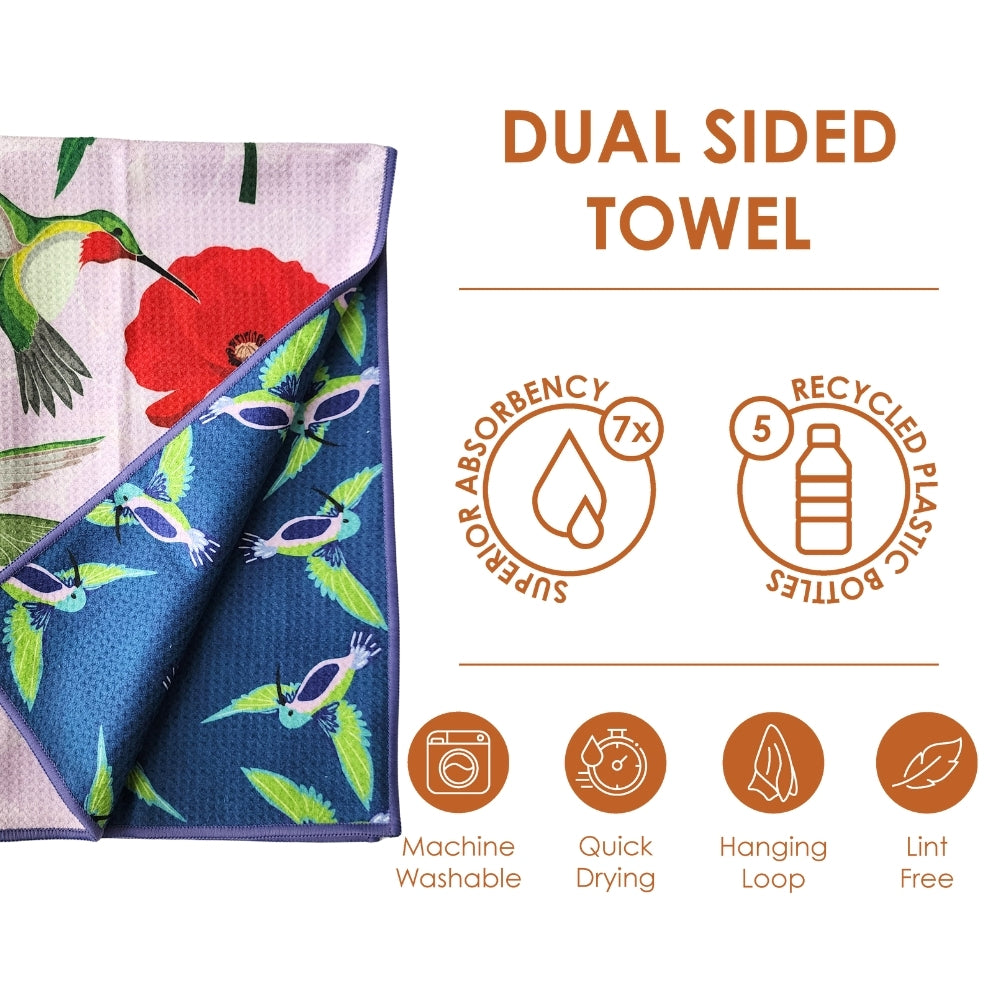 Hummingbird - Kitchen Dish Towel & Hand towel