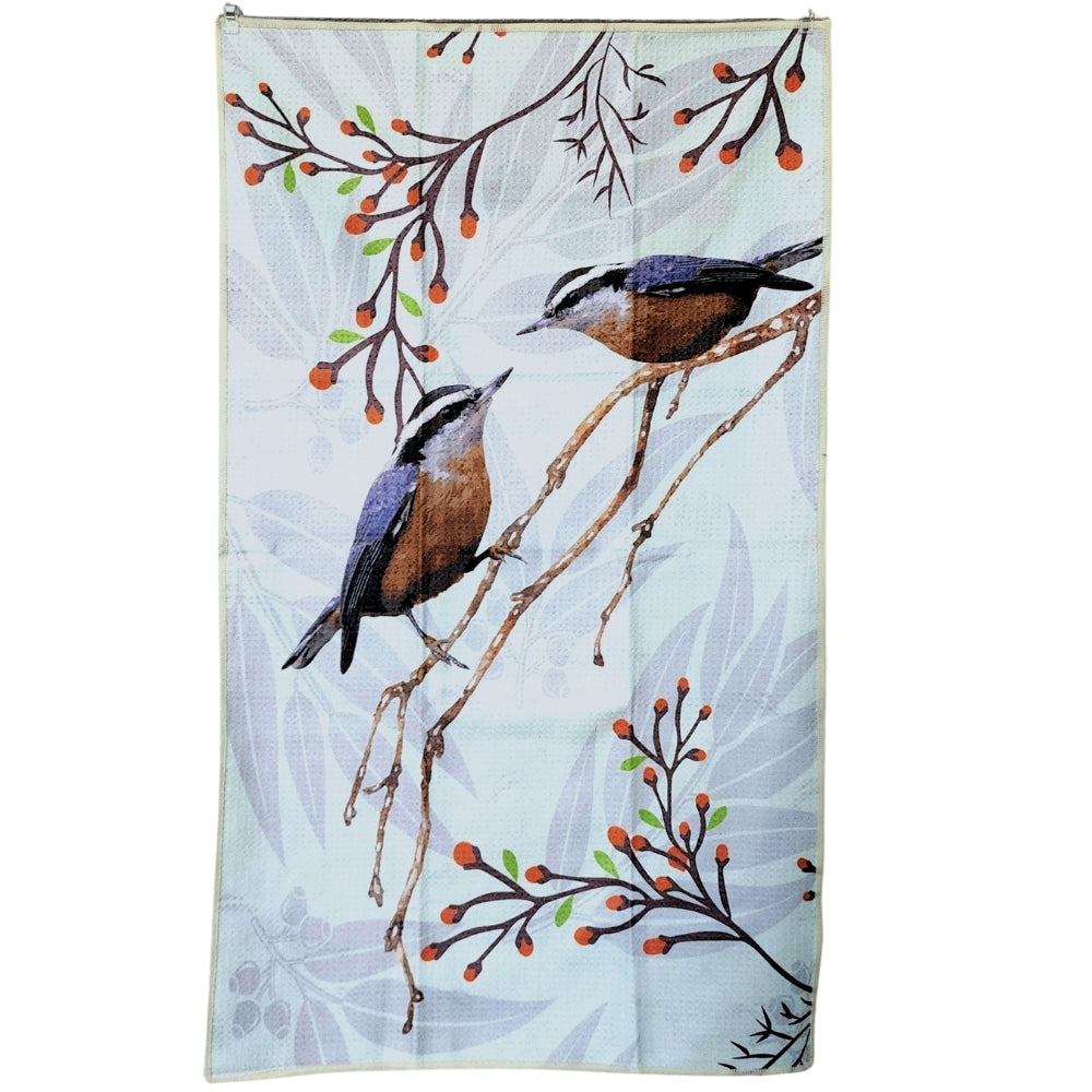 Nuthatch - Kitchen Dish Towel & Hand towel