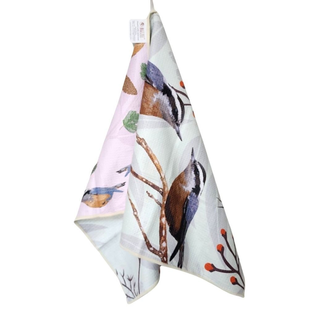 Nuthatch - Kitchen Dish Towel & Hand towel