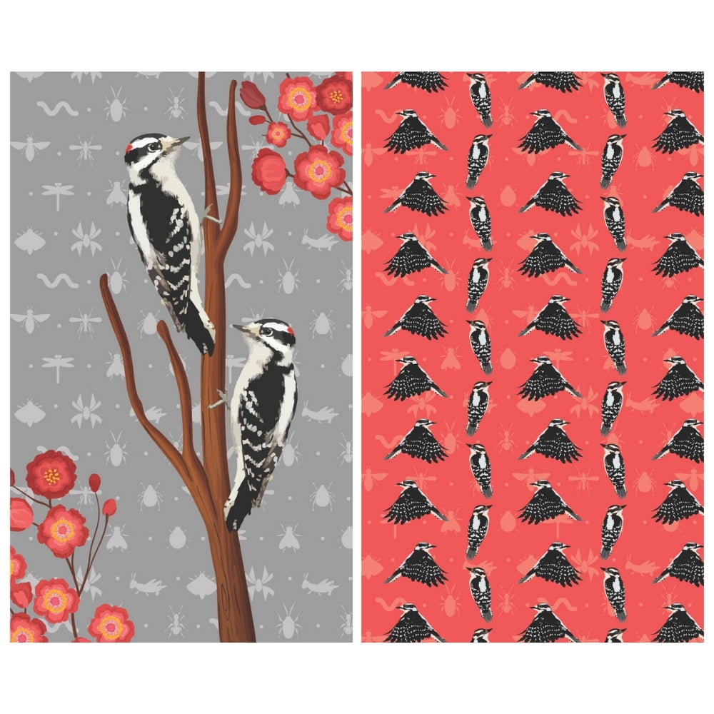 Woodpecker - Kitchen Dish Towel & Hand towel