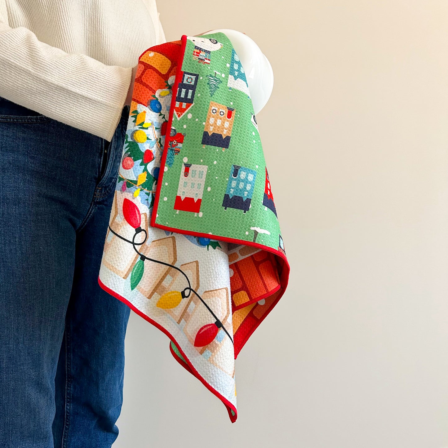 The Best Towel - Buzzee - Kitchen Tea Towel , dish towel & Hand towel - double sided towel