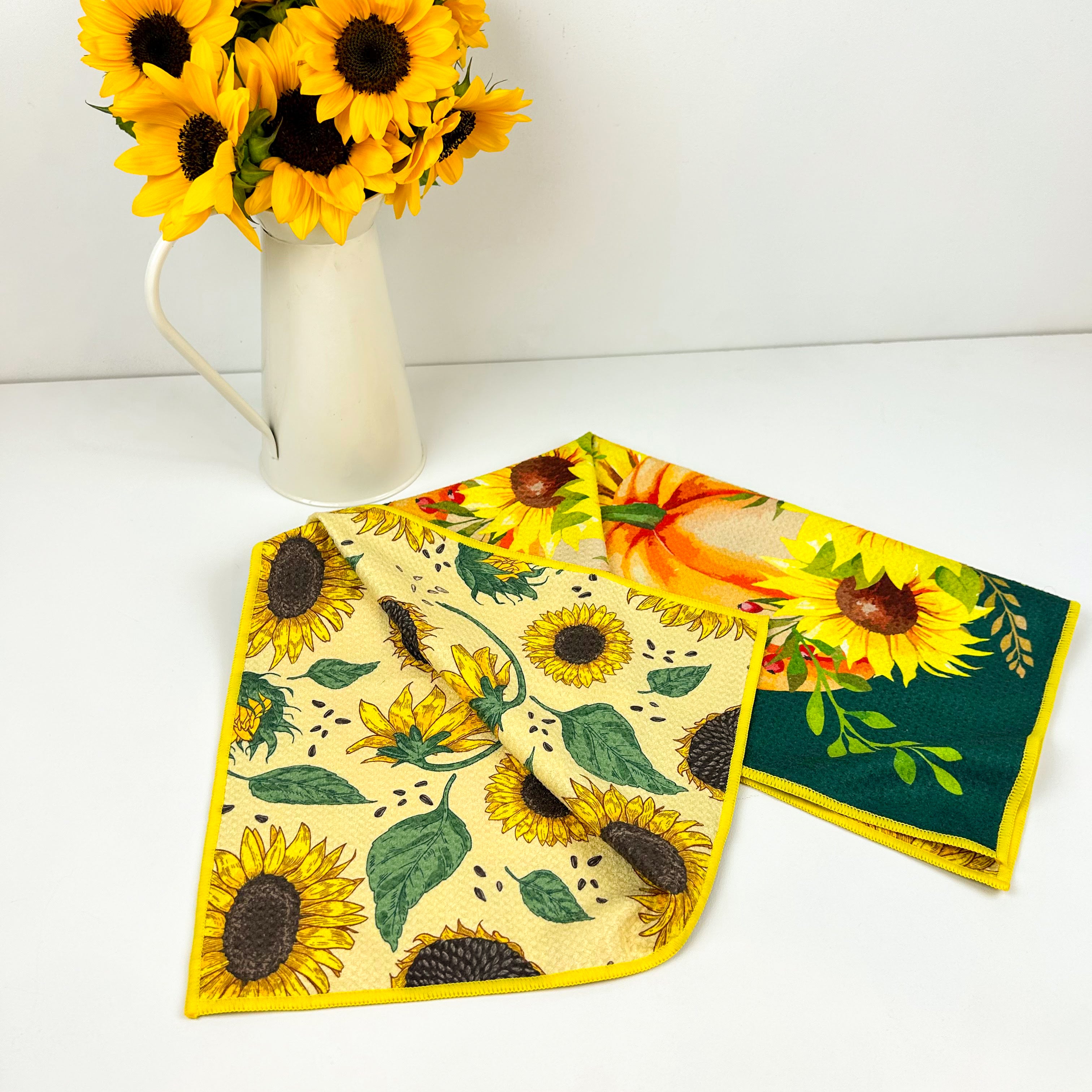 Sunflower sale kitchen towels