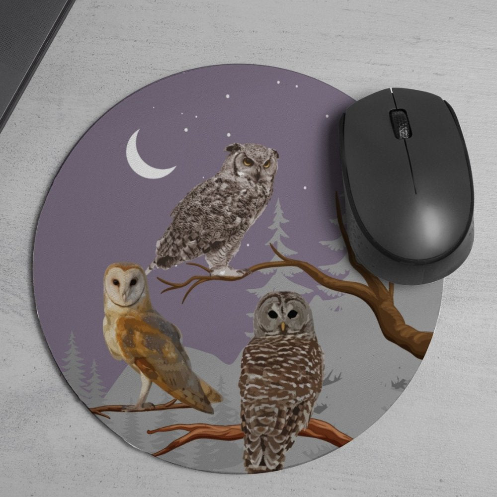 Multi Purpose Pad- Hotpad /Mousepad - Owl