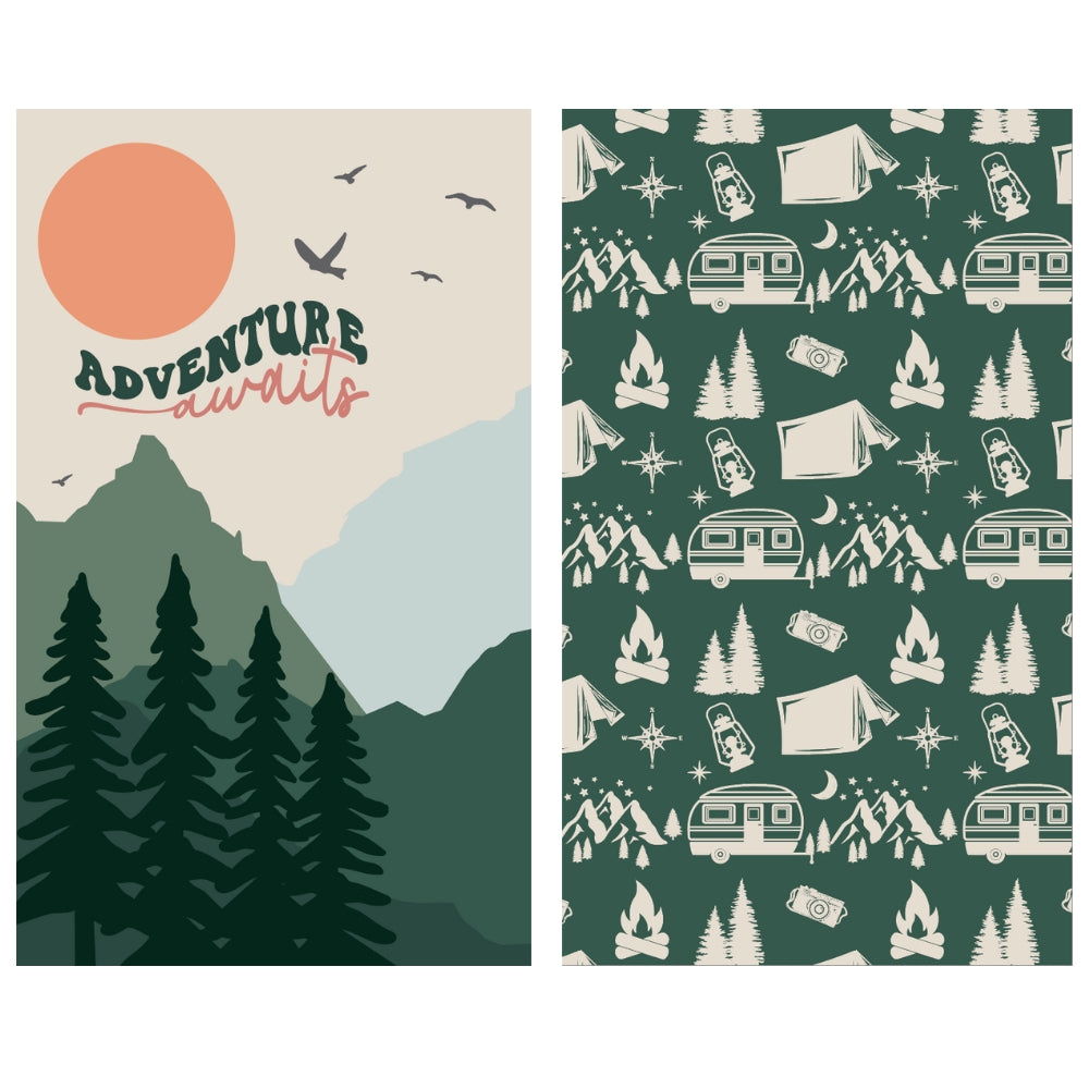 Dual Sided Tea Towels - Adventure