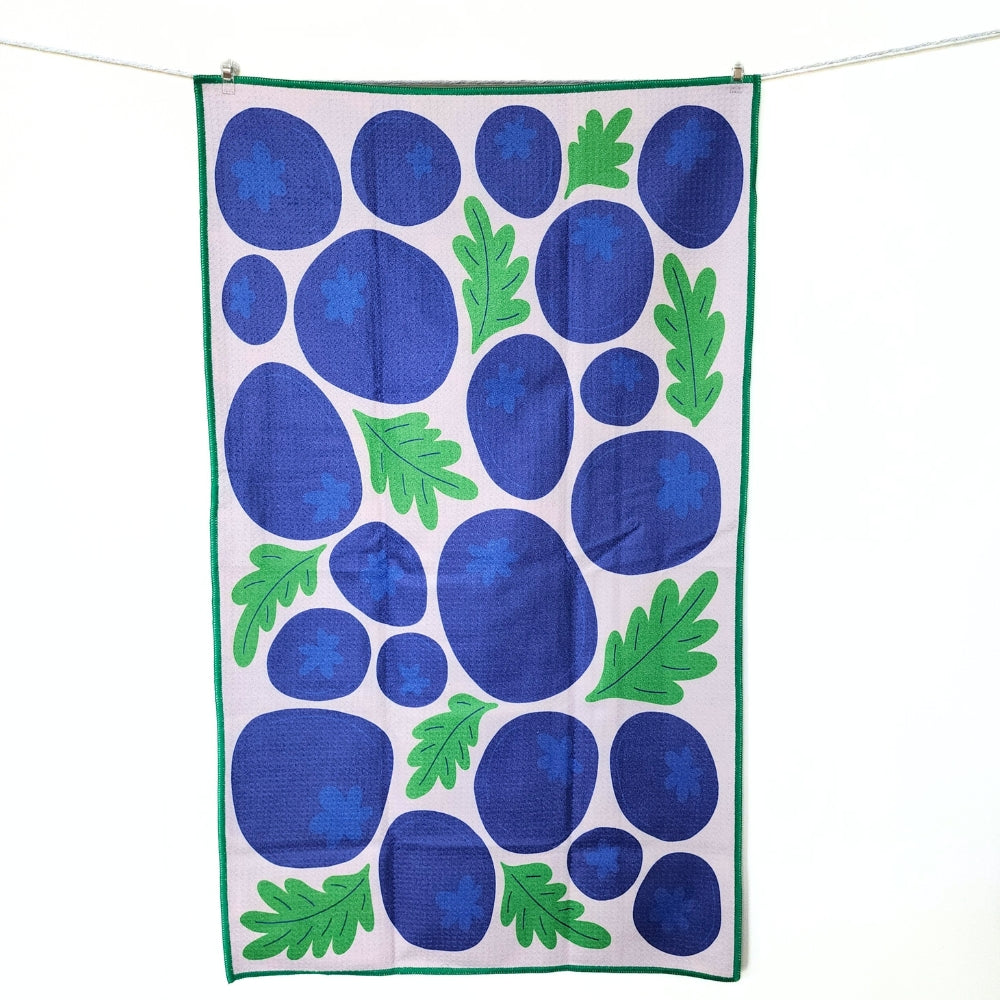 Blueberries - Kitchen Dish Towel & Hand towel