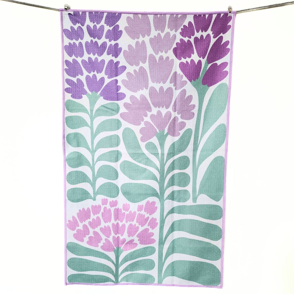 Buzzee Tulips Kitchen Dish Towel and Hand Towel - Thumbnail 4