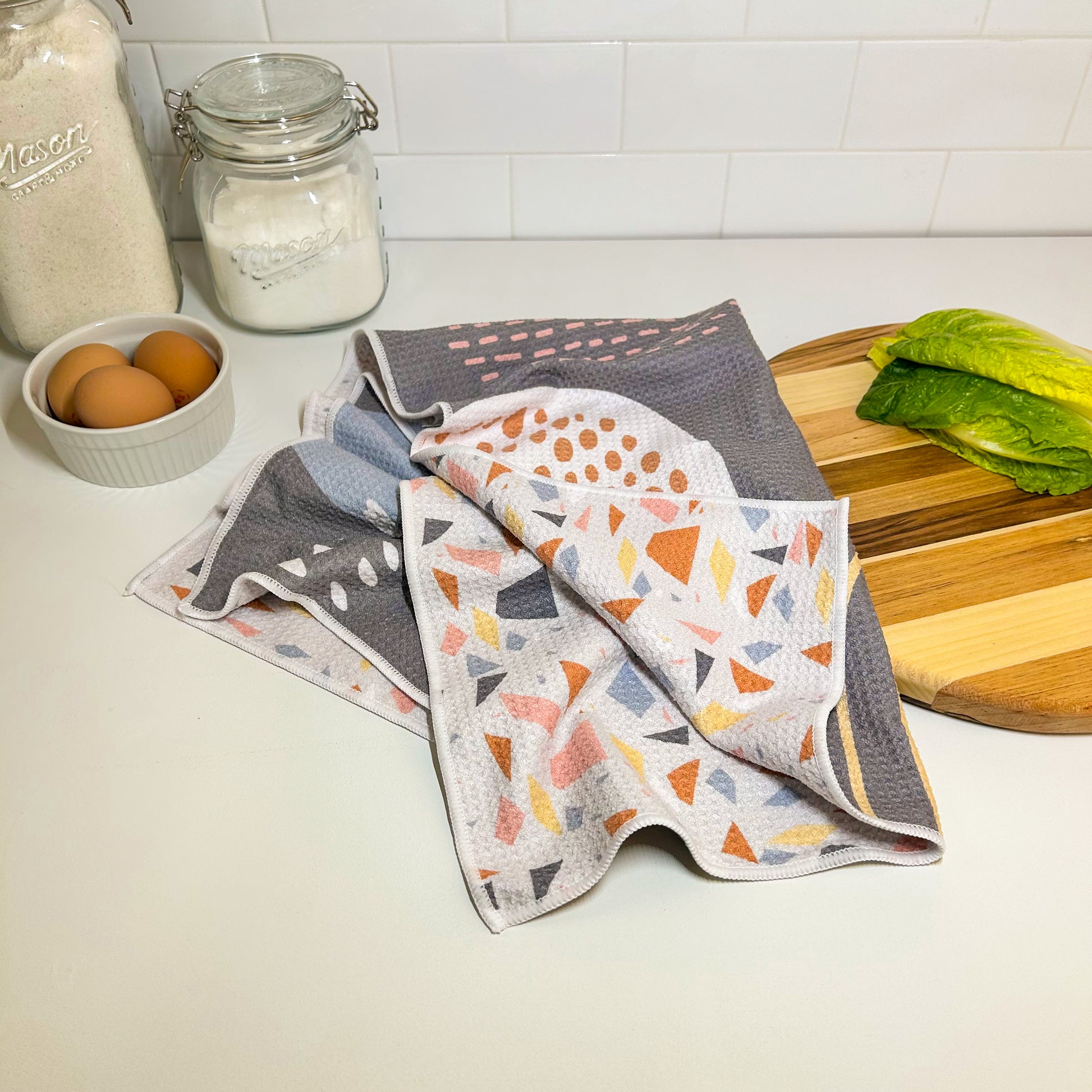 Bohemian Kitchen Towels Tan Hand Towels for Bathroom Hand Set