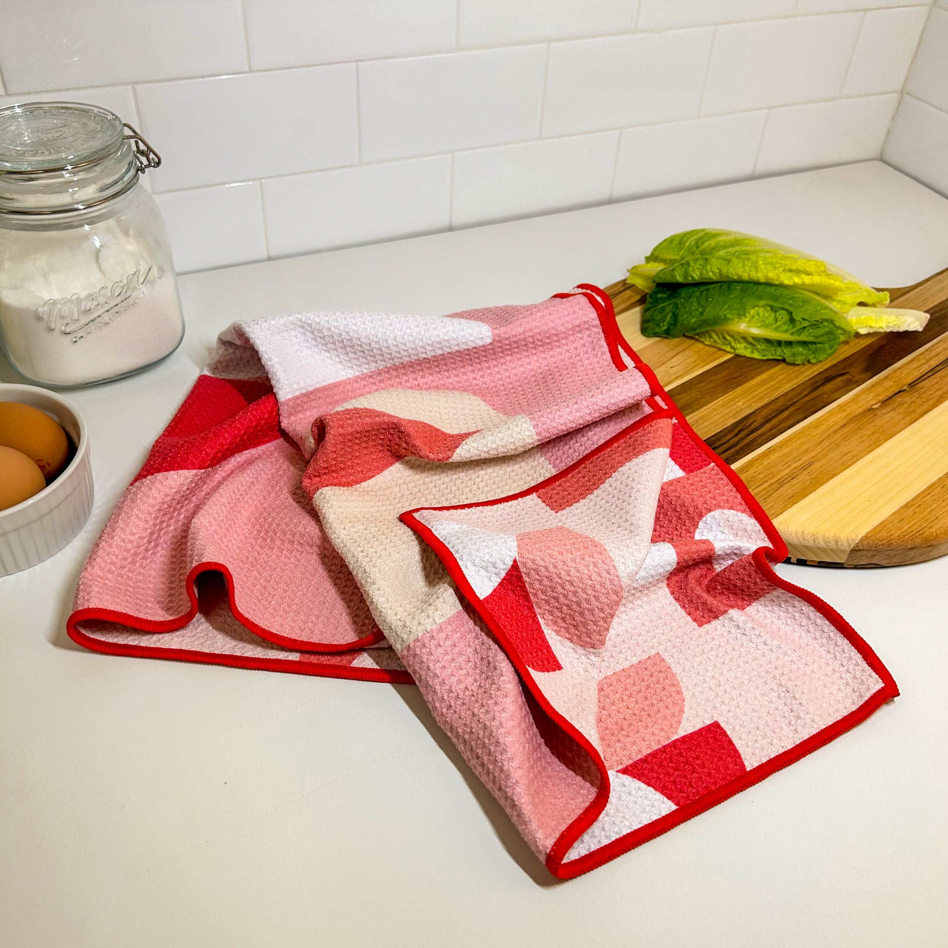 Tea Towels or Kitchen Towels with Hanging Loop, Hand Towel - China